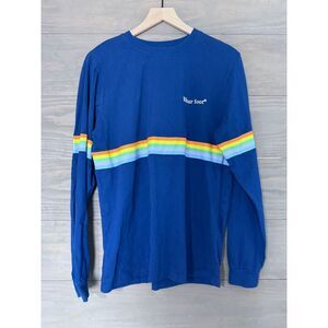 Wilbur Soot 96' Version 1.2‎ T-shirt Adult Large Blue Stripe PC Computer Logo